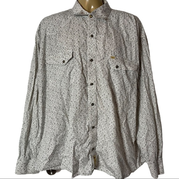 Larry Mahan Paisley Pearl Snap Western Shirt